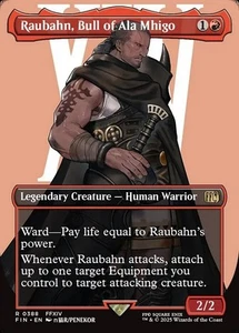 Raubahn, Bull of Ala Mhigo (BORDERLESS) - FINAL FANTASY (FIN) (Near Mint NM) - Picture 1 of 1