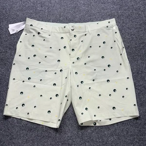 NEW Adidas Ultimate 365 Allover Print 9” Golf Shorts Mens 38 Green Performance - Picture 1 of 17