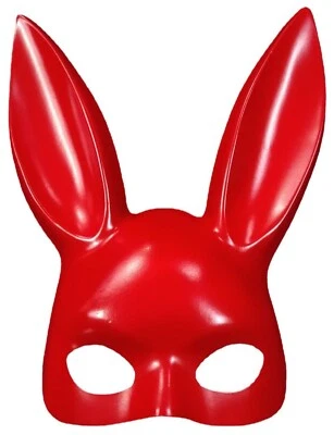 Rabbit Ears Mask Fancy Dress Costume Xmas Party Cute Bunny Shiny Mask Cosplay - Image 1 of 4