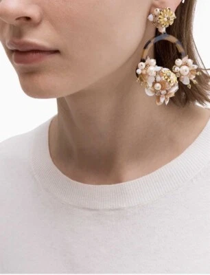 Pendientes llamativos Kate Spade Vibrant Life caparazón de tortuga con perlas Foto 1 de 4