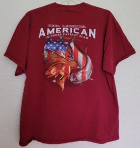 Reel Legends American In-Shore Patriot Fish Slam T-Shirt Herren Gr. 2XL - Bild 1 von 5
