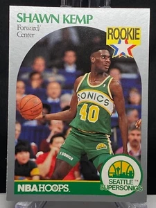 1990-91 NBA Hoops Shawn Kemp Rookie #279 Seattle Supersonics RC 🔥🔥 - Picture 1 of 2
