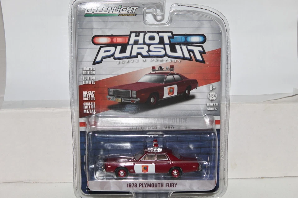 GREENLIGHT Hot Pursuit Minnesota State Police 1978 Plymouth Fury - Image 1 of 1