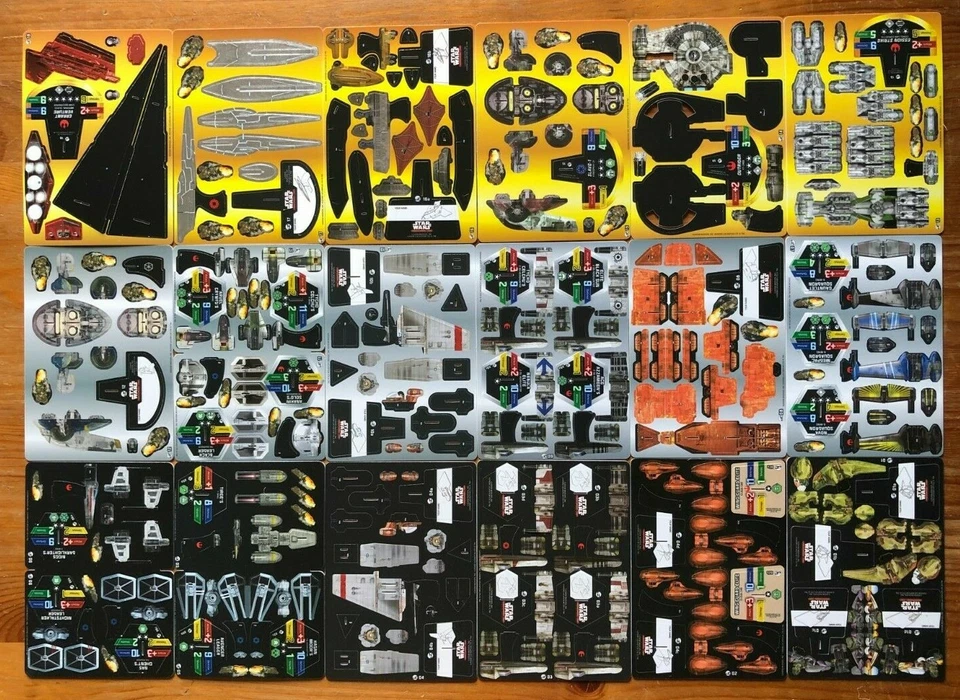 Star Wars Pocketmodel TCG Scum and Villainy Ship Unit Cards - Image 1 of 1