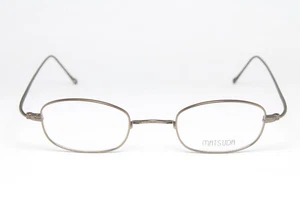 MATSUDA 10141 BRU Original Vintage Eyeglasses 44-23 Saddle Bridge Steampunk - Picture 1 of 8