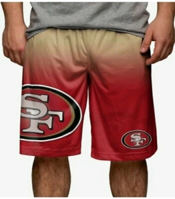 SAN FRANCISCO 49ERS GRADIENTE LOGOTIPO GRANDE ENTRENAMIENTO CORTO talla L.  Foto 1 de 4