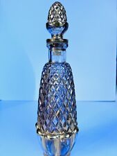 Neiman Marcus Hand decorated gold gilded Decanter 9”