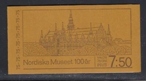 SWEDEN Centenary of Nordic Museum in Stockholm MNH booklet - Picture 1 of 3