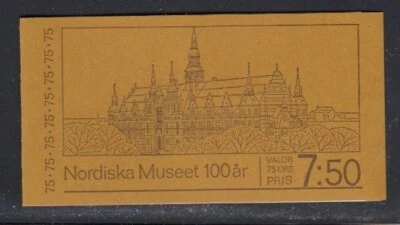 SWEDEN Centenary of Nordic Museum in Stockholm MNH booklet - Image 1 of 3