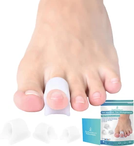Gel Toe Straightener - 6 Pack Hammer Toe Corrector for Women - Hammer Toe Straig - Picture 1 of 12