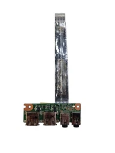 Ricambio Originale PC PORTATILE NOTEBOOK ASUS X53S Scheda Porta USB AUDIO - Bild 1 von 2
