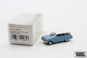 Brekina Ford P3 Turnier, Azul/Blanco Nº 19475 1:87 /BRN1019 - Imagen 1 de 1