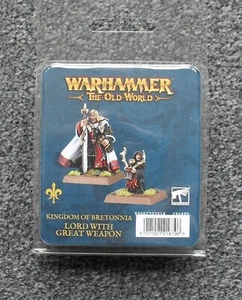 WARHAMMER-THE OLD WORLD-KINGDOM OF BRETONNIA-LORD WITH GREAT WEAPON-CITADEL-NEW - Picture 1 of 3