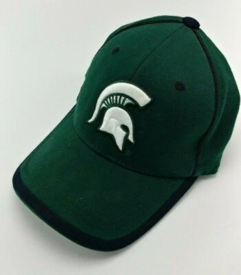 Top of the World Michigan State Spartans One Fit M/L Green/Black Hat/Cap  - Image 1 of 4