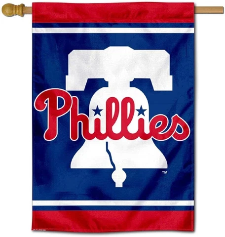 Philadelphia New Bell Double Sided House Flag 28 x 40 in with Top Pole Sleeve US Cover