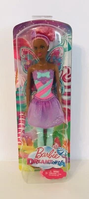 NEW Mattel Barbie Dreamtopia Fairy Candy Fashion Doll with Wings Pink Hair — 第 1/4 张图片