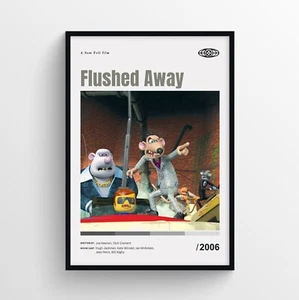 Flushed Away Filmposter Druck, Wandbild - ungerahmt - Bild 1 von 3