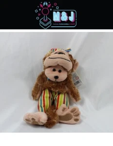 Beanie Kids ECKLES THE CIRCUS MONKEY BEAR  Plush Toy New - Picture 1 of 5