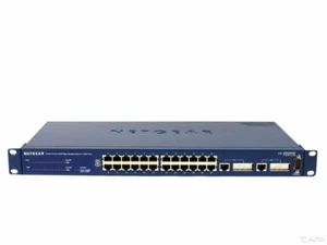 Netgear Prosafe FSM726 v2 switch gestito 24 porte 10/100 Mbps con 2 porte GBIC - Foto 1 di 1