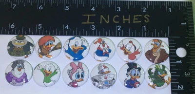 Лот булавок Ducktales Huey Dewey Scrooge McDuck игровые игрушки 80-е 90-е корзина для денег плавание Lou - Изображение 1 из 2