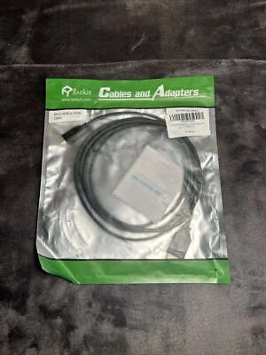 Rankie DVI to DVI Cable Gold Plated Monitor Cable Adapters 6 Feet Black - Image 1 of 2