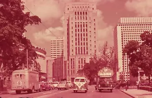 Hong Kong Bank Of China 1960 Kowloon Central District 35mm Slide Shanghai J13326 - Picture 1 of 2