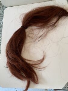 Real Thick Synthetic Hair Ponytail Extensions Wrap Around Pony tail Long Red