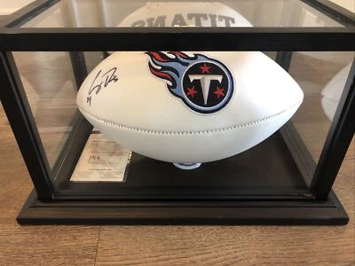 Corey Davis Signed Tennessee Titans Football JSA  Man Cave - Image 1 of 4