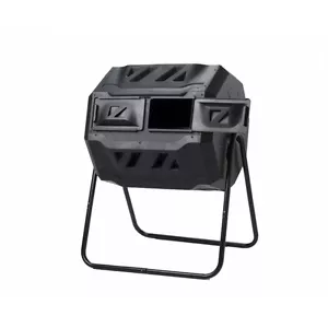 160L Twin Chamber Tumbler Rotating Compost Bin Composter Garden Waste Recycle - Picture 1 of 3