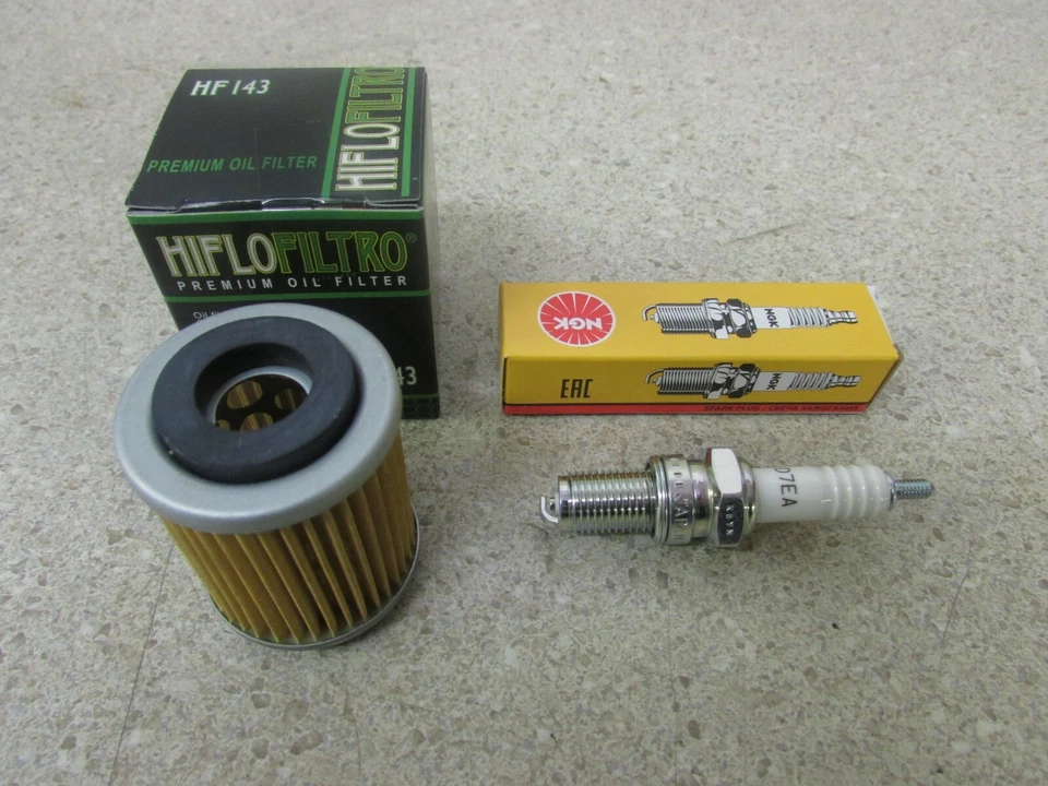 KIT DE PUESTA A PUNTO FILTRO DE ACEITE Y BUJÍA YAMAHA YTM200 TRI MOTO YFM200 MOTO-4 D7EA Foto 1 de 1
