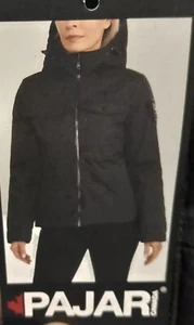 NEU MIT ETIKETT PAJAR CANADA schwarze Ski Schnee wattierte Jacke Größe S UVP 230 £ - Bild 1 von 4
