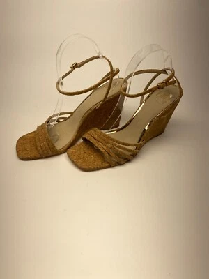 Sandalias de cuña PAIGE Shelby con correa de corcho para mujer talla 10 Foto 1 de 4