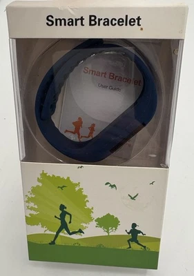 Smart Braclet Fitness Tracker  Blue  Pre Owned In Box Works With App - Imagem 1 de 4