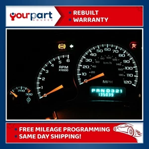 01-02 GM YUKON DENALI SIERRA CUADRO DE INSTRUMENTOS SPEEDO 16252295 OEM TRANS TEMP - Imagen 1 de 12
