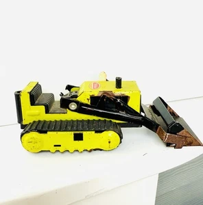 Vintage Tonka 1974/75 Lime Green T-6 Bucket Loader Backhoe Bulldozer Toy - Picture 1 of 7