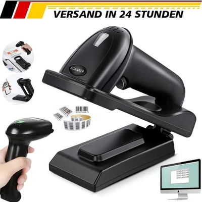 Barcode Scanner Wireless schnelles und präzises Scannen Bluetooth 1D/2D QR Code - Bild 1 von 4