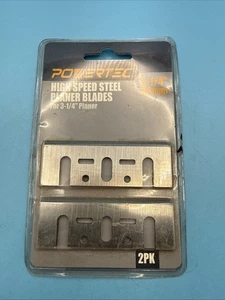 POWERTEC 3-1/4" (82mm) Hand Held Planer Blades Replacement for DeWalt 6655, 2PK - Picture 1 of 2