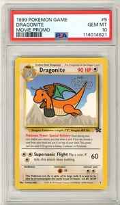 PSA GEM MT 10 Pokémon TCG Dragonite (Movie Promo) 05/53 Wotc Promo Regular - Bild 1 von 2