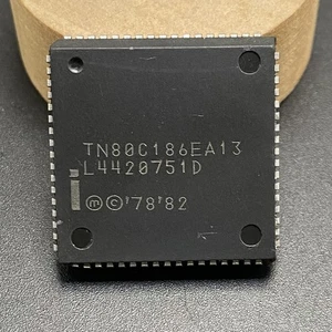 Intel TN80C186EA13 CPU PLCC68 13MHz 186 Processor 16Bit Enhanced 80186 186EA20 - Picture 1 of 5