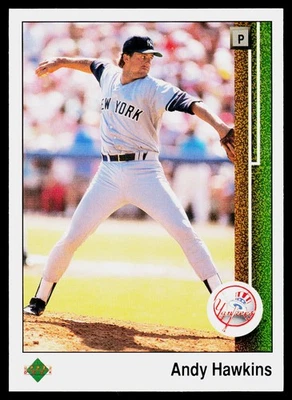 1989 Upper Deck #708 Andy Hawkins - NM+ - Image 1 of 2