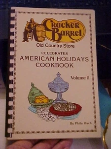 CRACKER BARREL OLD COUNTRY STORE CELEBRATES AMERICAN HOLIDAYS II COOKBOOK (1985 - Picture 1 of 6