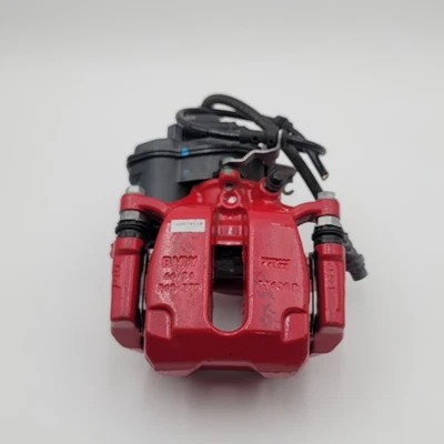 2019 - 2025 BMW X3M X4M X5 X6  REAR LEFT BRAKE CALIPER W/ MOTOR RED M-SPORT - Image 1 of 4