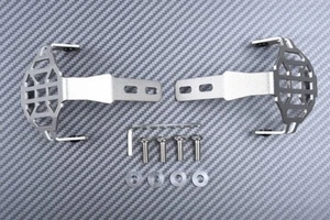 Nebelscheinwerfer Gitter Abdeckung Silber BMW R 1200RS / R1200 RS 2015-2018 - Picture 1 of 4