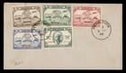 DR WHO 1949 JORDAN PALESTINE OVPT FDC UPU 75TH ANIV  BETHLEHEM M69239