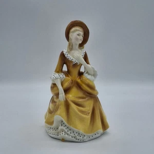 Vintage Royal Doulton Yellow Bone China Sandra Figurine By Peggy Davies HN2275 - Picture 1 of 5