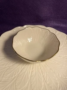 Vtg Lenox Bone China Vegetable & Dip Serving Dish 24K Gold Trim -New & Box - Picture 1 of 4
