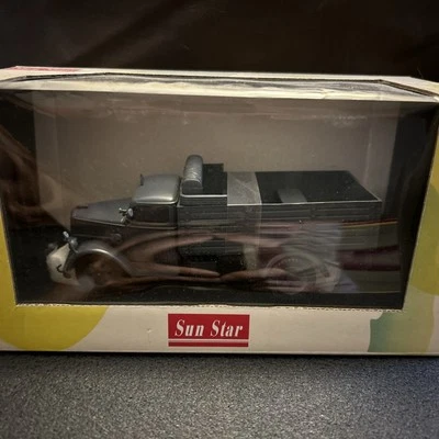 1/43 Sunstar Diecast Plástico Alemán Segunda Guerra Mundial Opel Blitz Estaca Camión Perno Acción Polvo Foto 1 de 4