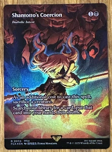 MTG Final Fantasy Through the Ages, Shantotto's Coercion (Diabolic Intent) -Foil - Picture 1 of 1