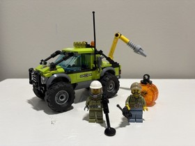 LEGO CITY 60121 Volcano Exploration Truck 100% Complete ALL MINIFIGURES
