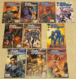 GATE CRASHER (2000) Set #1 - 6 & GATE CRASHER RING OF FIRE #1 - 4 COMPLETE SETS  - Picture 1 of 5